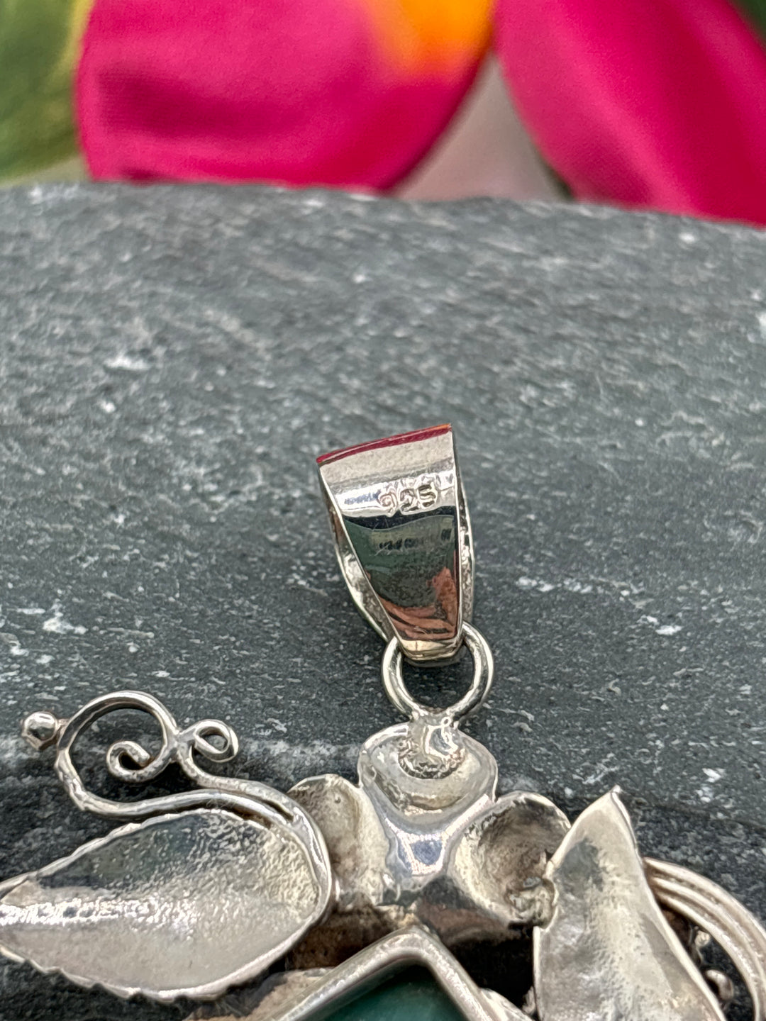 Statement Bali Hubei Turquoise Pendant