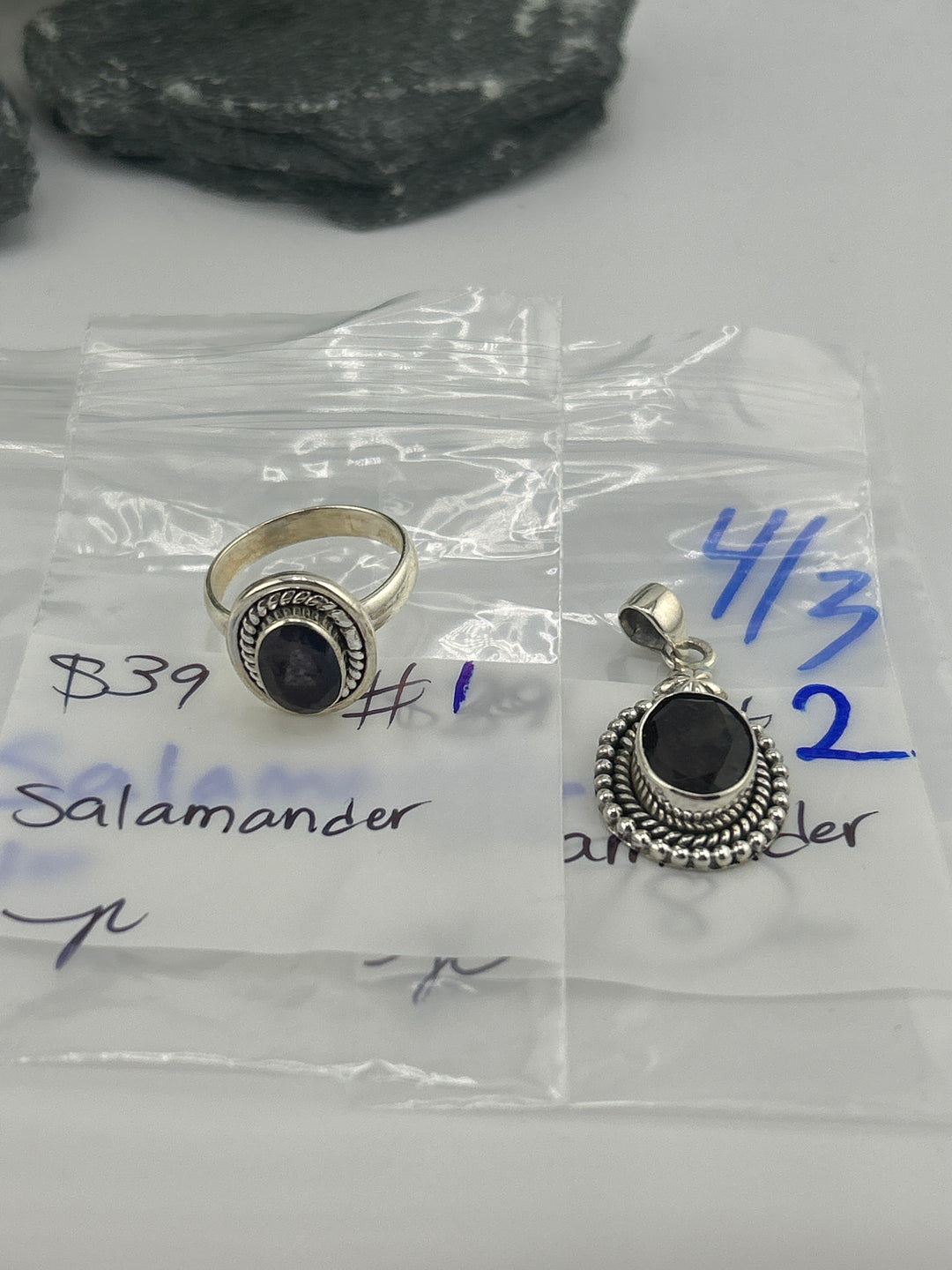 RESERVED FOR: salamander- 4/3/2025 Tiktok Live Show -  Sterling Silver Items