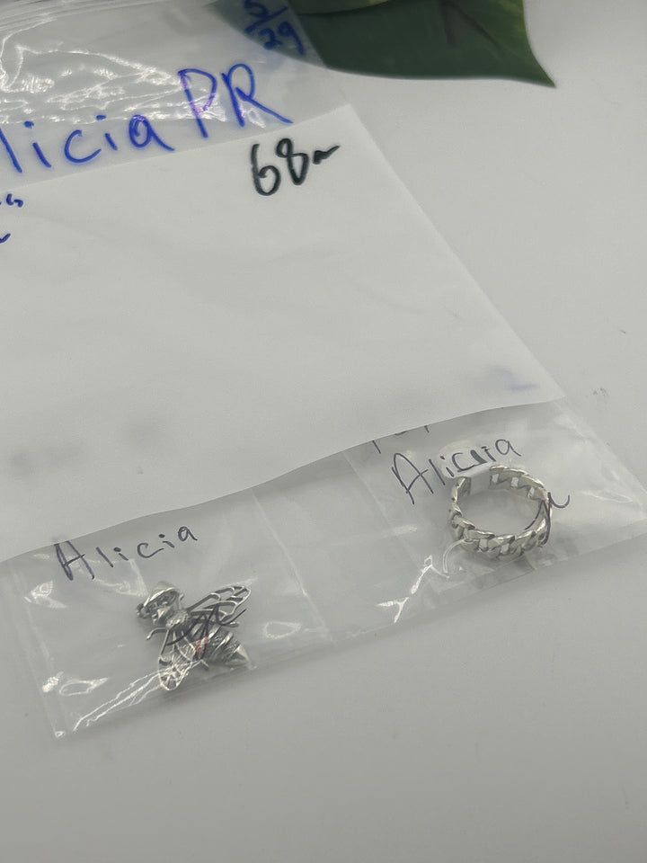 RESERVED FOR: Alicia PR - 5/29/2025 tiktok Live Show - 2 Sterling Silver Items