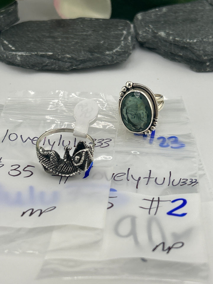 RESERVED FOR: lovelylulu333- 4/23/2025 tiktok Live Show - 2 Sterling Silver Items