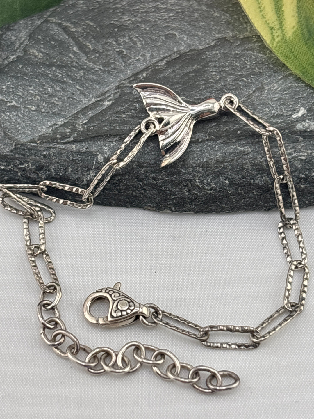 Designer SOMS 925 Sterling Silver Mermaid Tail Bracelet