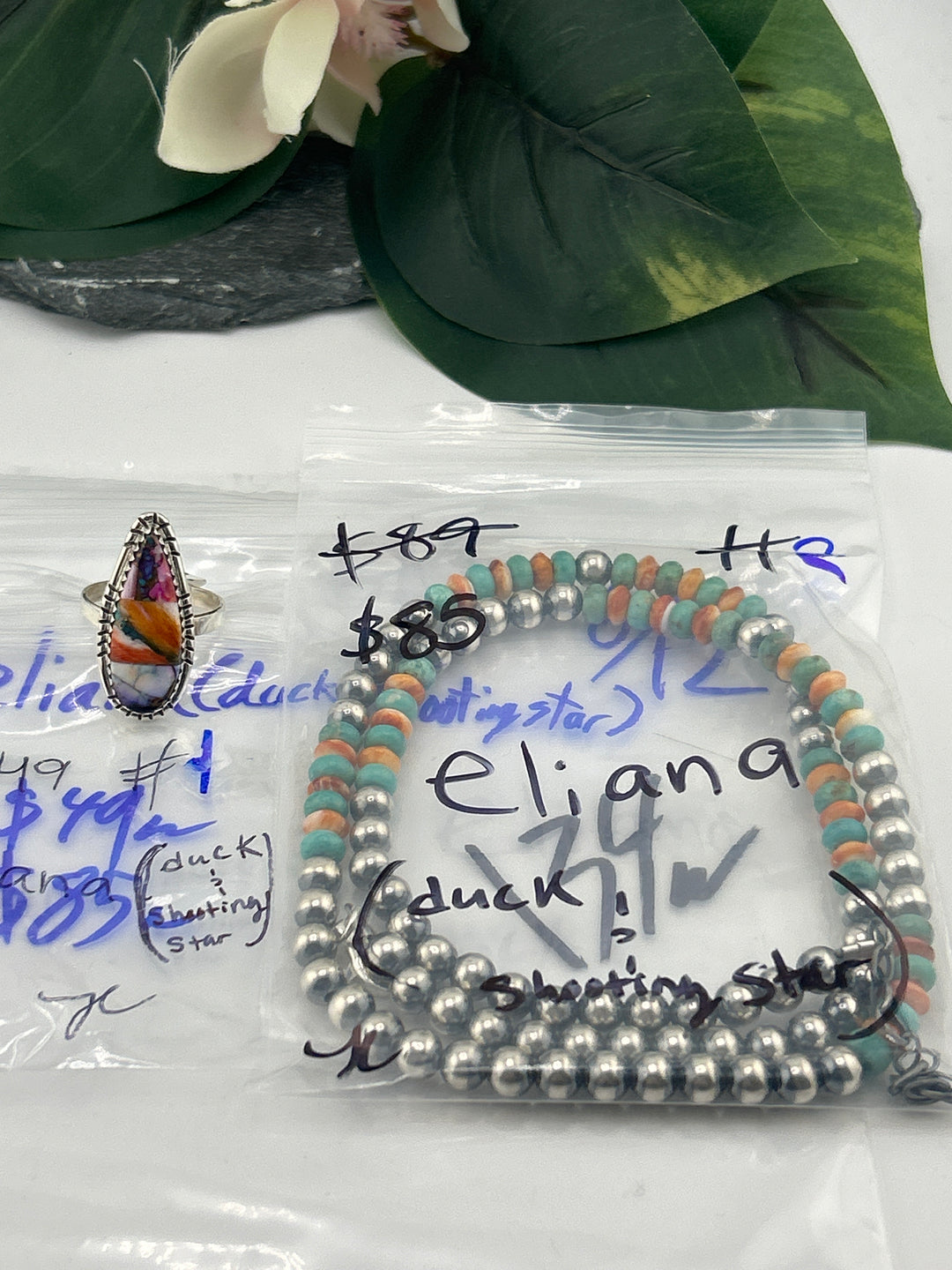 RESERVED FOR: eliana🦆💫 - 6/12/2025 tiktok Reservation Live Show - 2 Sterling Silver Items