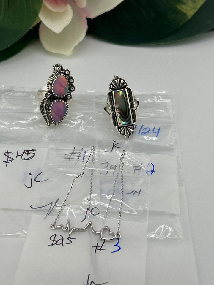 RESERVED FOR:  jc- 4/24/2025 tiktok Live Show -3  Sterling Silver Items