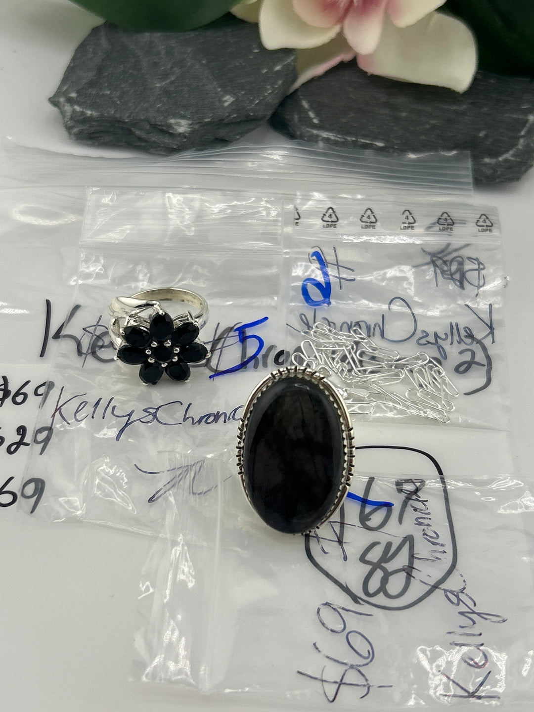 RESERVED FOR: KellysChronicle- Bag 2 - 5/9/2025 tiktok Live Show - 3 Sterling Silver Items