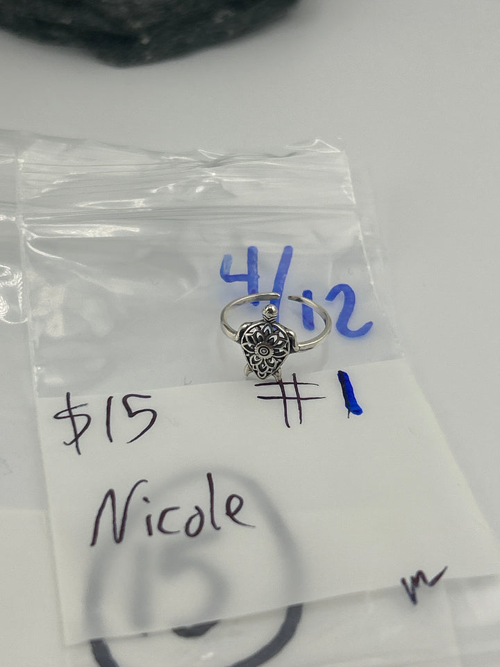 RESERVED FOR: Nicole - 4/12/2025 tiktok Live Show - 1  Sterling Silver Items