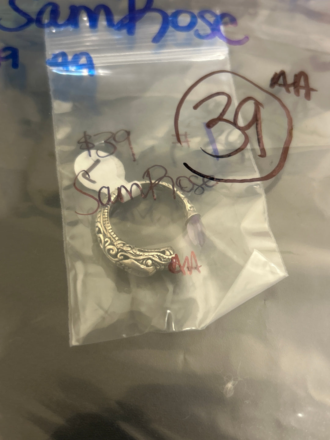 PM SHOW 48HR - RESERVED FOR: SamRose - 9/6/2025 FL tiktok Live Show - 1 Sterling Silver Items