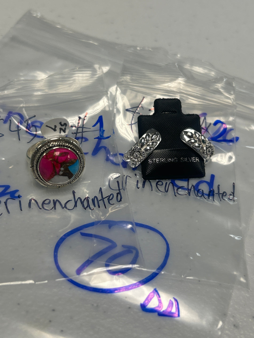 RESERVED FOR: erinenchanted - 6/6/2025 tiktok Reservation Live Show - 2 Sterling Silver Items