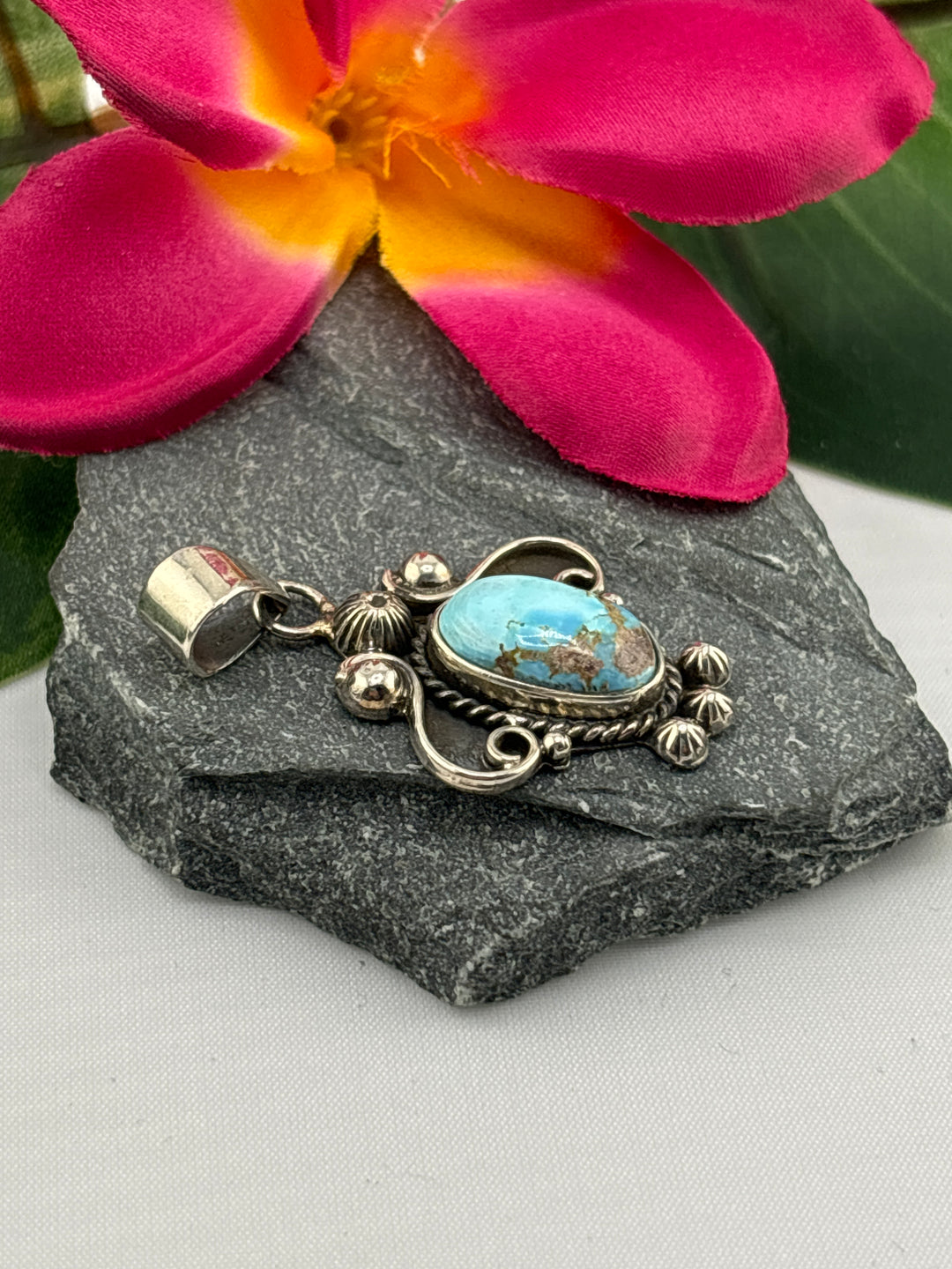 Golden Hills Turquoise Pendant