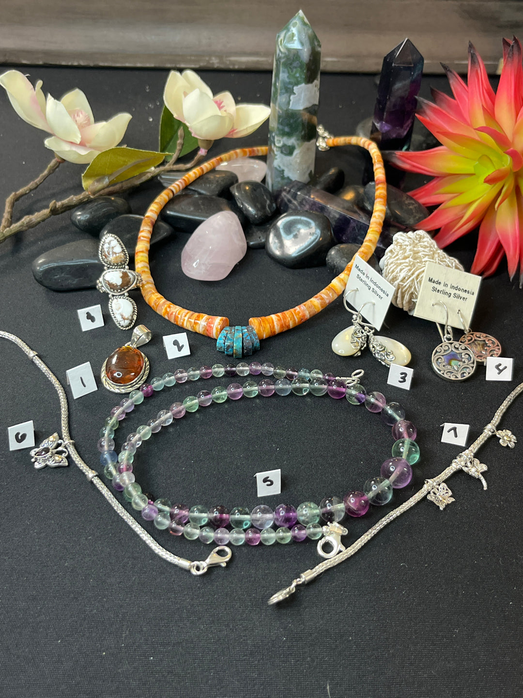 RESERVED FOR: Wendygordon- 8 Sterling Silver Items
