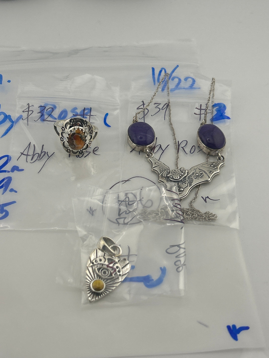 PM SHOW 48HR - RESERVED FOR: Abby Rose - 10/22/2025 FL tiktok Live Show - 3 Sterling Silver Items