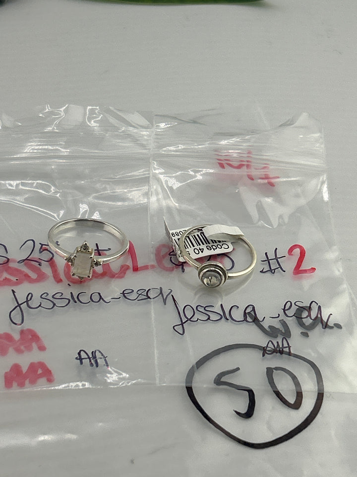 AM SHOW 48HR RESERVED FOR: Jessica_esq - 10/7/2025 FL tiktok Live Show - 2 Sterling Silver Items
