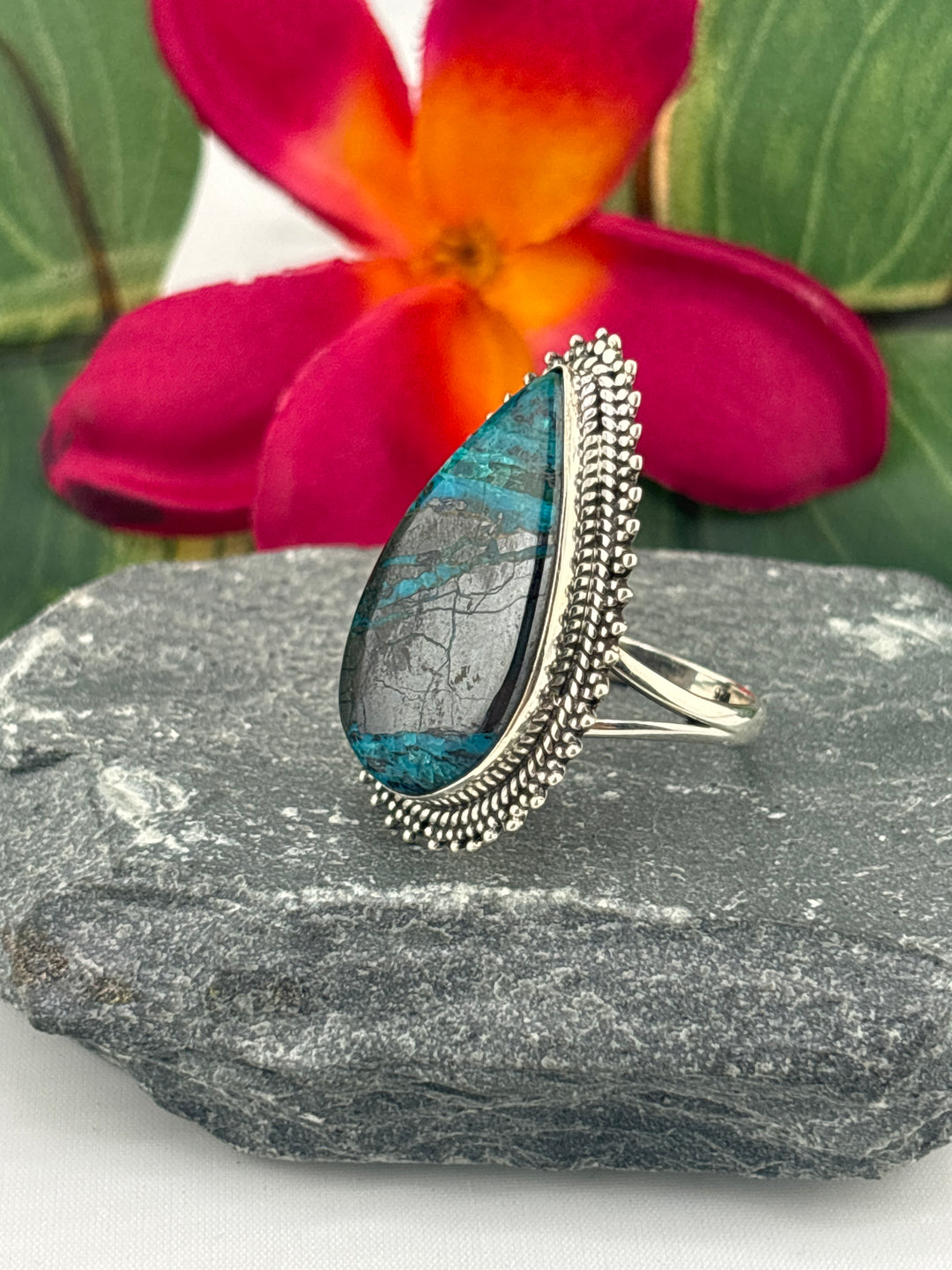 Opalized Wood Ring Size 11