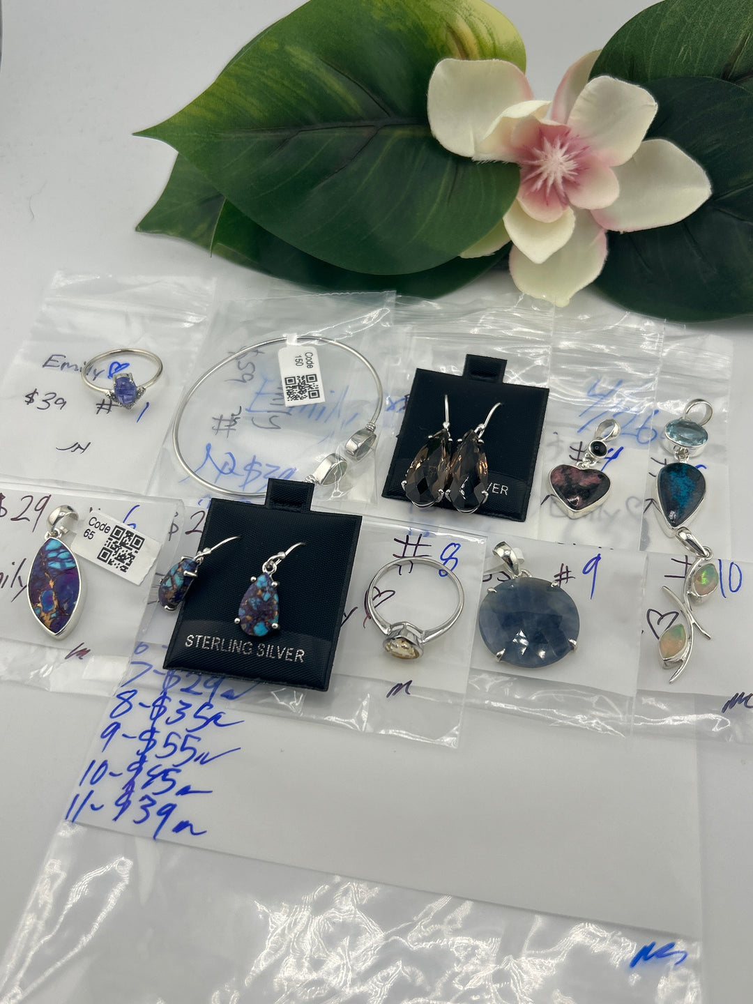 RESERVED FOR: Emily❤️ - 4/26/2025 tiktok Live Show - 15 Sterling Silver Items