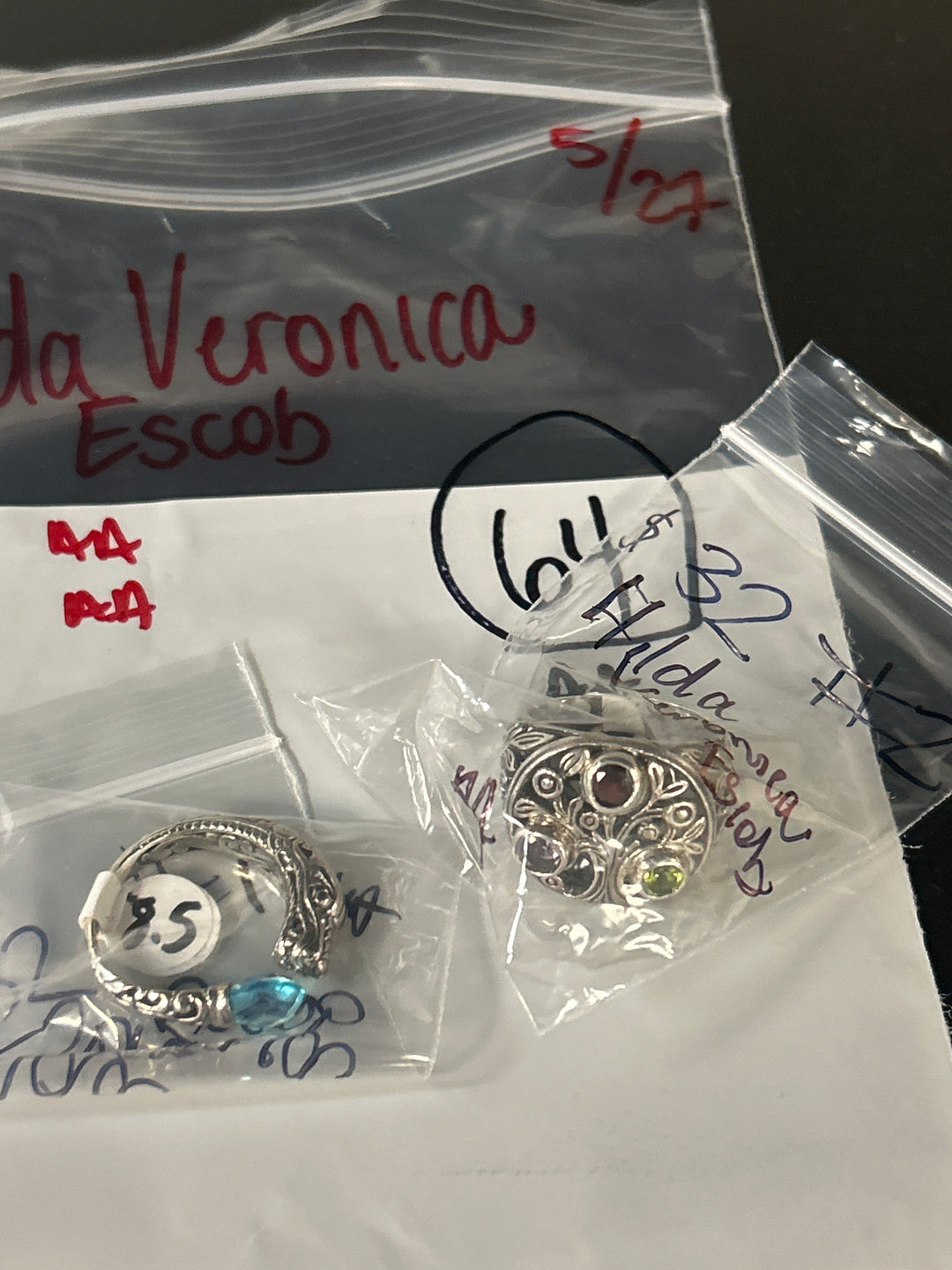 Hilda Veronica Escob - 5/27/26 AM - 2 925 Sterling Silver