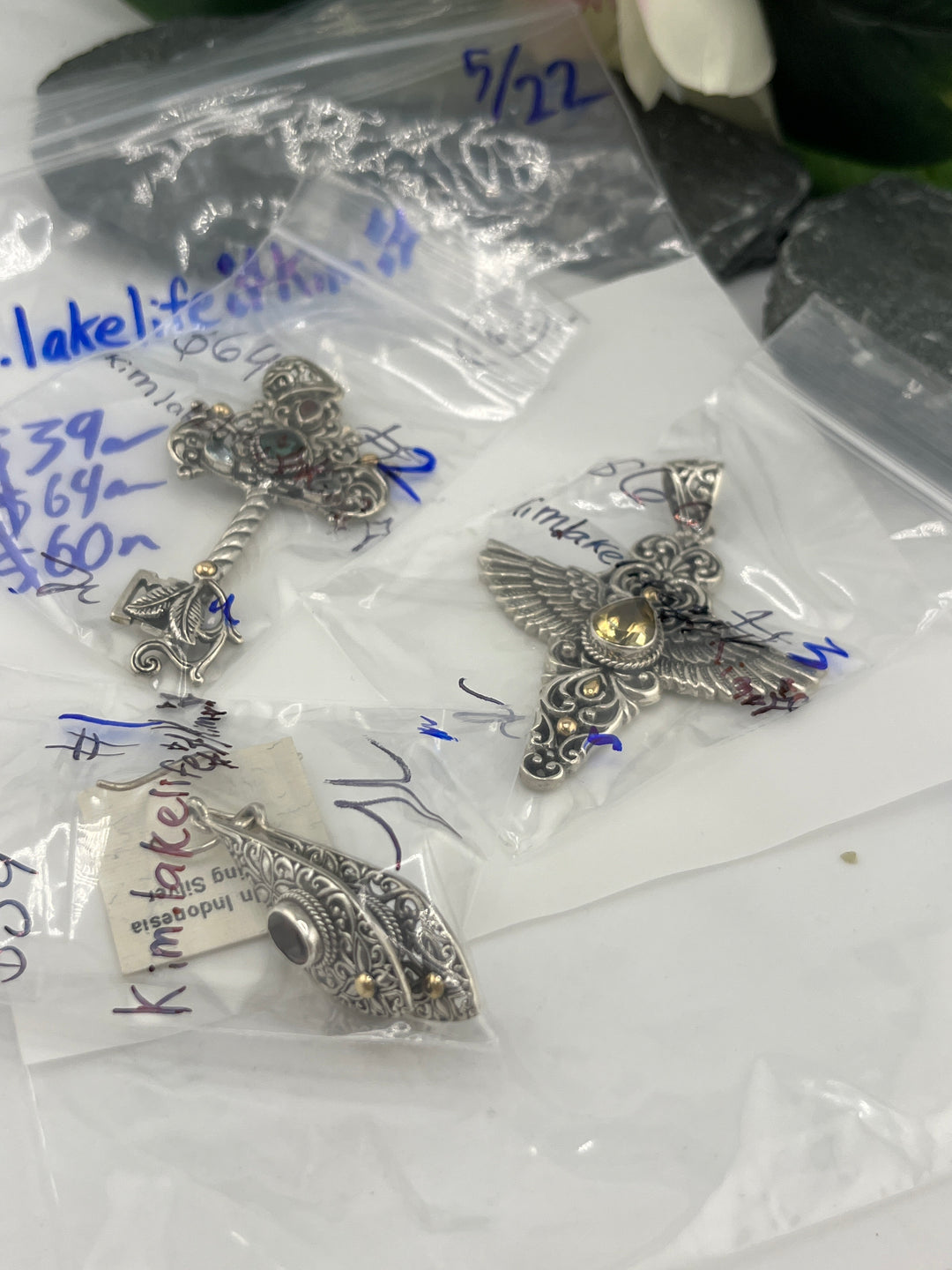 RESERVED FOR: kim.lakelife✨Kim✨ - 5/22/2025 tiktok Live Show -3  Sterling Silver Items