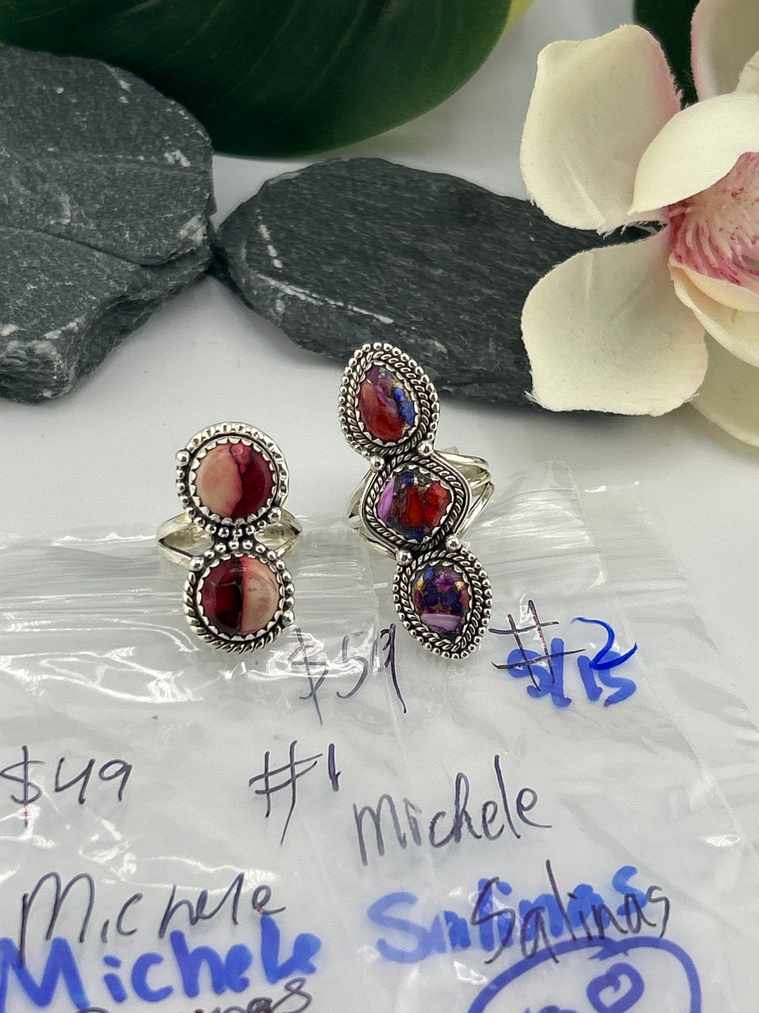 RESERVED FOR: Michele Salinas - 5/15/2025 tiktok Live Show -1  Sterling Silver Items