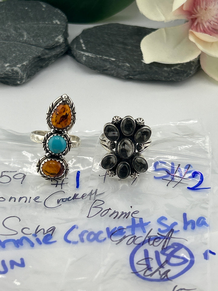 RESERVED FOR: Bonnie Crockett Scha - 5/15/2025 tiktok Live Show -2  Sterling Silver Items