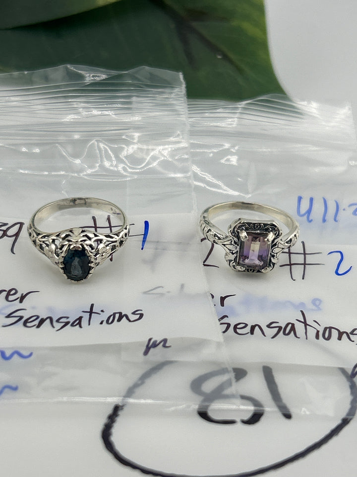 RESERVED FOR: Silver Sensations- 4/12/2025 tiktok Live Show - 2 Sterling Silver Items