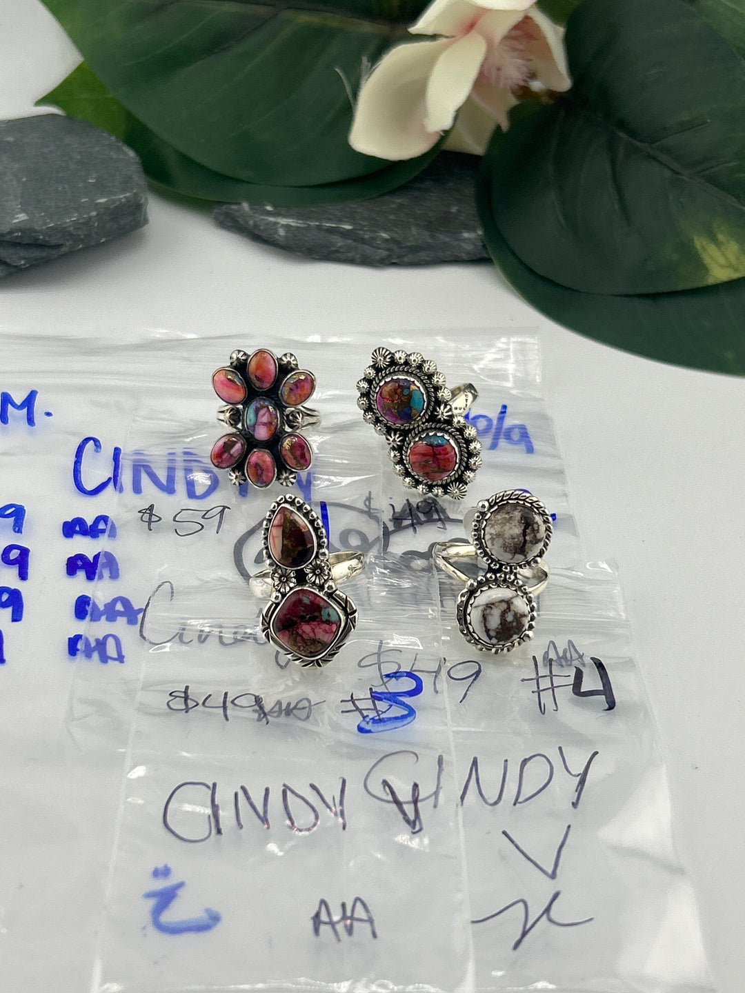 RESERVED FOR: CINDY V - 6/9/2025 tiktok A.M Live Show - 4 Sterling Silver Items