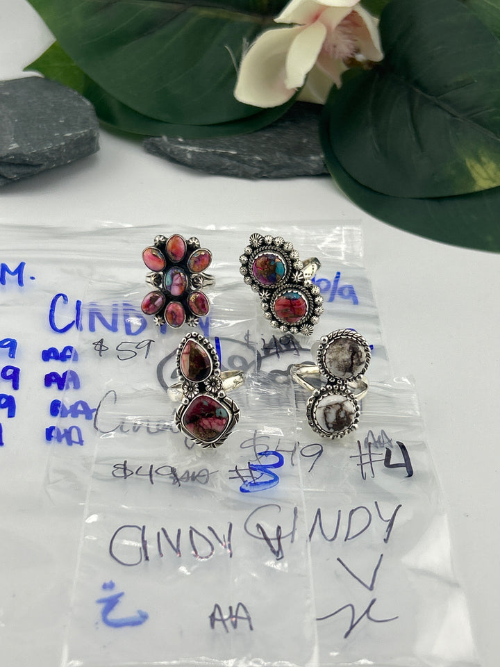 RESERVED FOR: CINDY V - 6/9/2025 tiktok A.M Live Show - 4 Sterling Silver Items