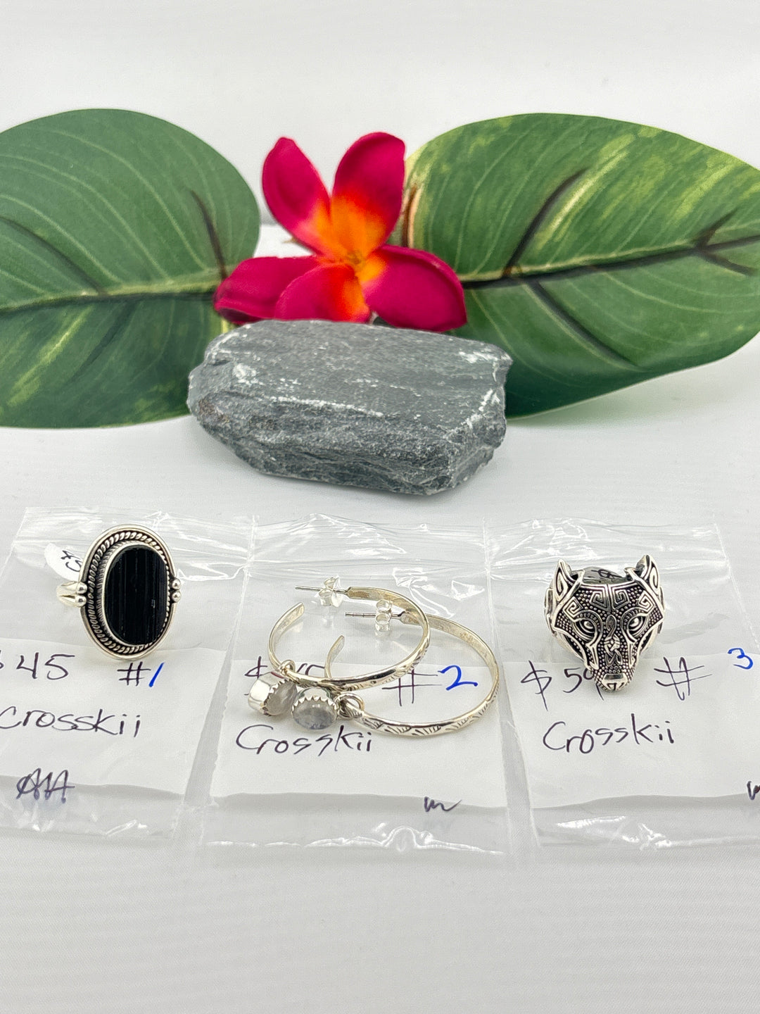 RESERVED FOR: Crosskii - 4/9/2025 tiktok Live Show - 3 Sterling Silver Items