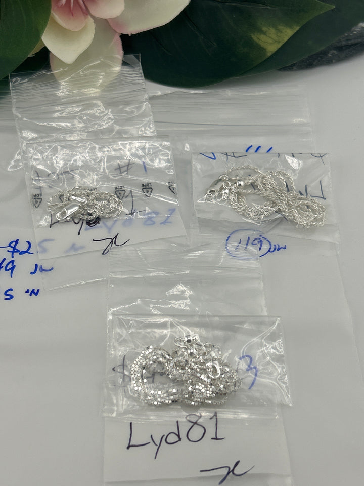 RESERVED FOR:  Lyd81- 4/27/2025 tiktok Live Show -3  Sterling Silver Items