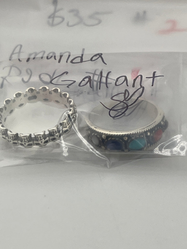 AM SHOW 48HR RESERVED FOR: Amanda Gallant - 10/23/2025 FL tiktok Live Show - 2 Sterling Silver Items
