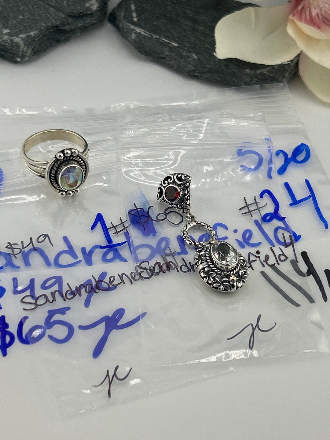 RESERVED FOR: sandrabenefield4 - 5/20/2025 tiktok A.M Live Show - 2 Sterling Silver Items