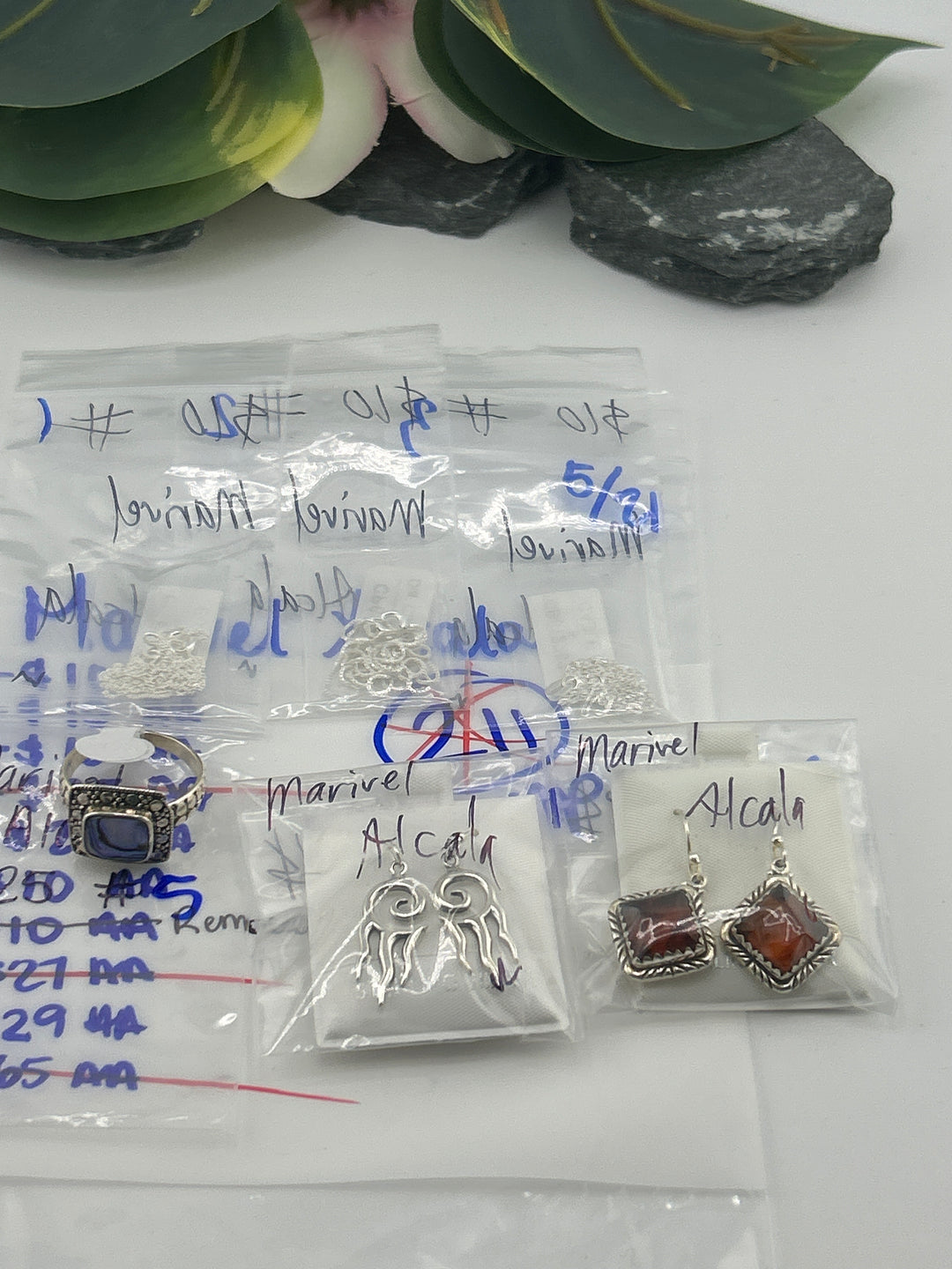 RESERVED FOR: Marivel Alcala - 5/21/2025 tiktok Live Show - 6 Sterling Silver Items