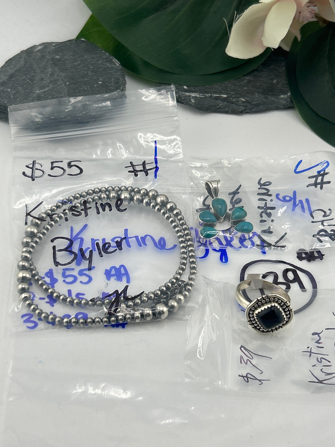 RESERVED FOR: Kristine Byler - 6/11/2025 tiktok Reservation Live Show - 3 Sterling Silver Items
