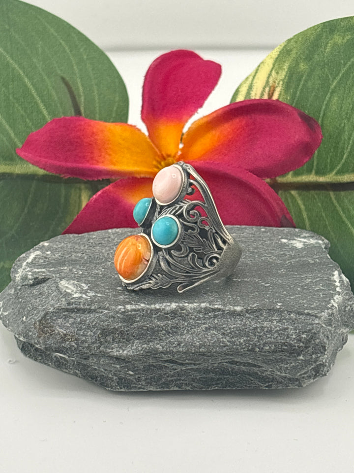 Cluster Shield Ring Size 9