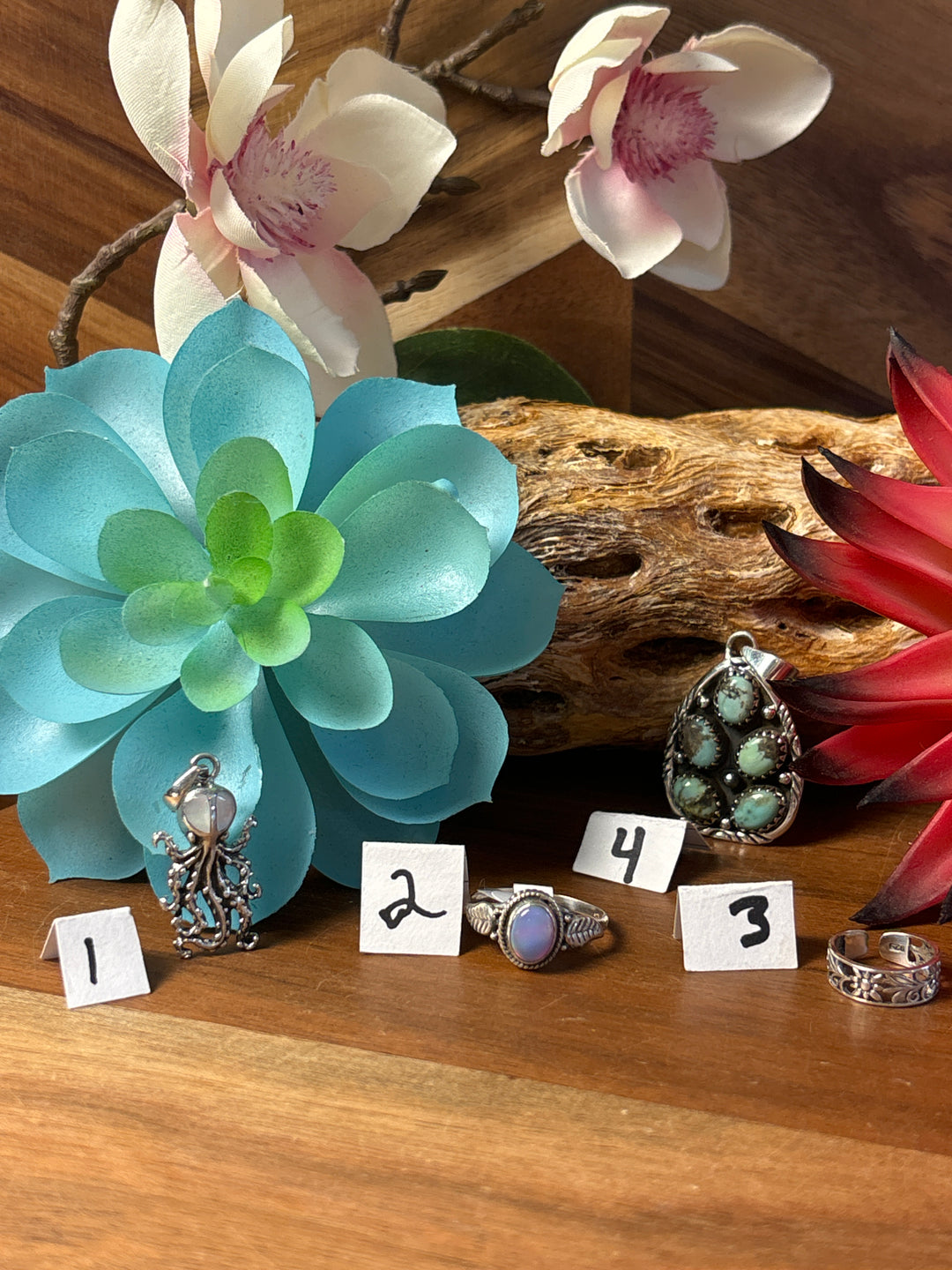 RESERVED FOR: RoseMoneyyy 7/28/24- 4 Sterling Silver Items