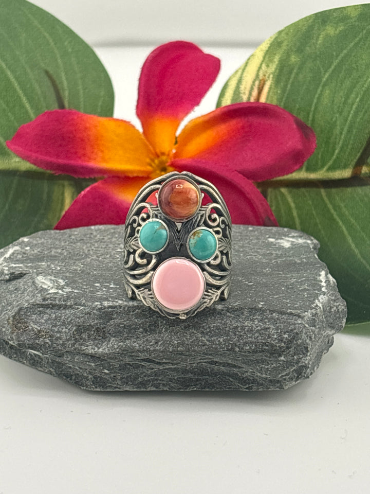 Cluster Shield Ring Size 9