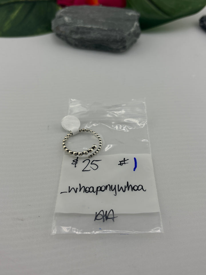 RESERVED FOR: _Whoaponywhoa -4/6/2025 tiktok Live Show - 1 Sterling Silver Items