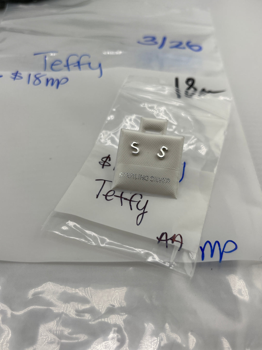 RESERVED FOR: Teffy - 3/26/2025 tiktok Live Show - 1 Sterling Silver Items