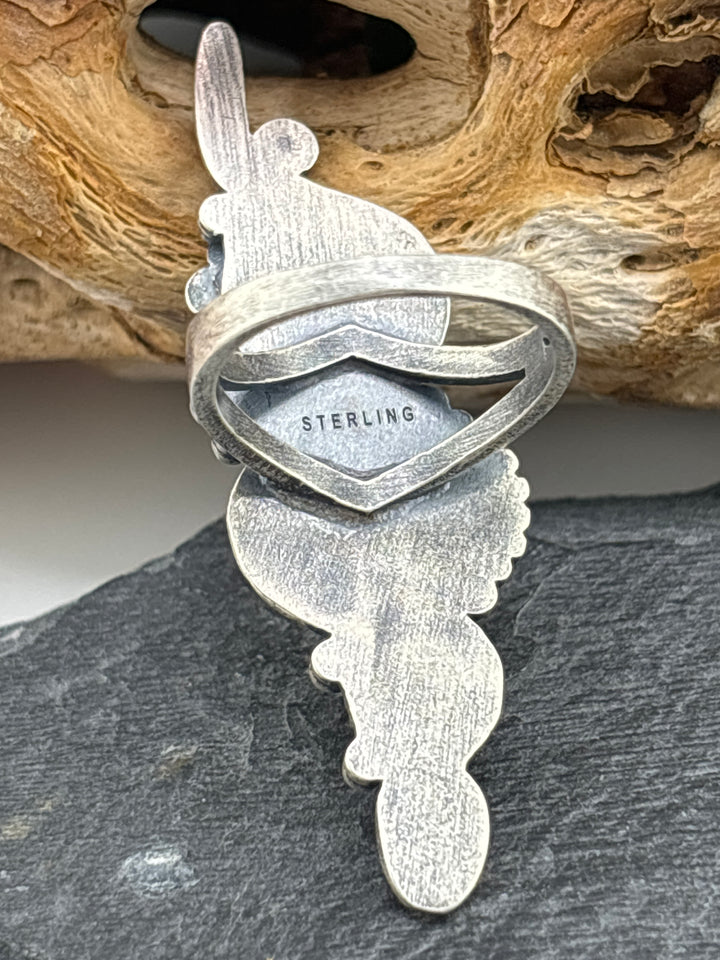 Red Spiny Oyster Ring Size 7 1/4