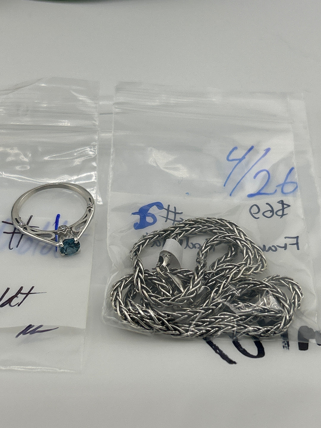 RESERVED FOR:  Frances Bodholt- 4/26/2025 tiktok Live Show - 2 Sterling Silver Items