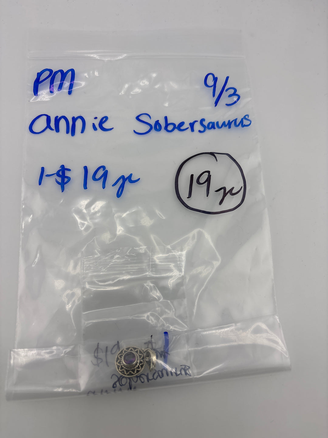 PM SHOW 48HR - RESERVED FOR: annie sobersaurus - 9/03/2025 FL tiktok Live Show - 1 Sterling Silver Items