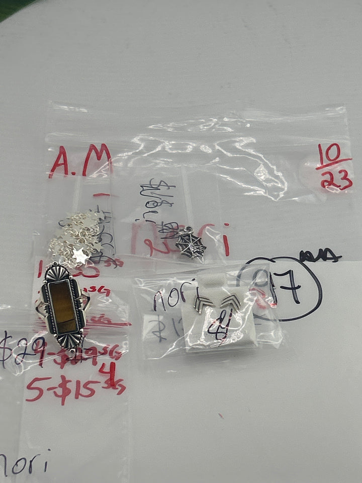 AM SHOW 48HR RESERVED FOR: nori - 10/23/2025 FL tiktok Live Show - 4 Sterling Silver Items