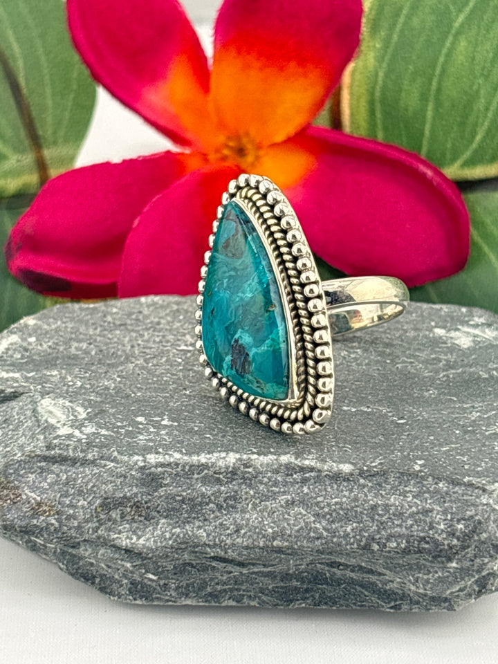 Opalized Wood Ring Size 11