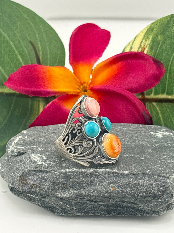 Cluster Shield Ring Size 8