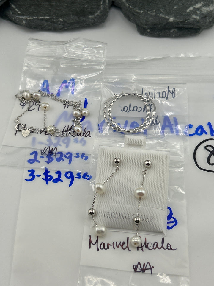 RESERVED FOR: Marivel Alcala - 3/25/2025 A.M. Live Show - 3 Sterling Silver Items