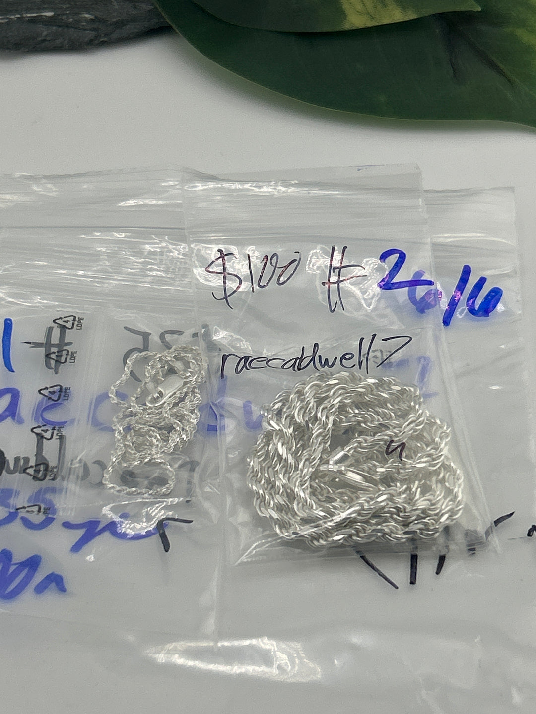 RESERVED FOR: raecaldwell7 - 6/6/2025 tiktok Reservation Live Show - 2 Sterling Silver Items