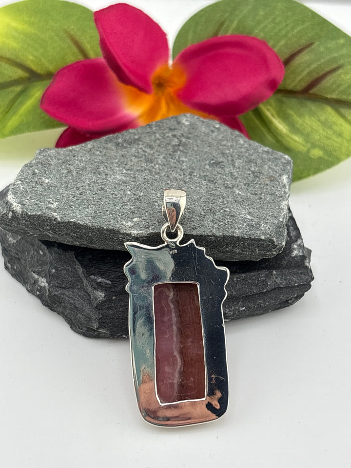 Cobalt Calcite Pendant