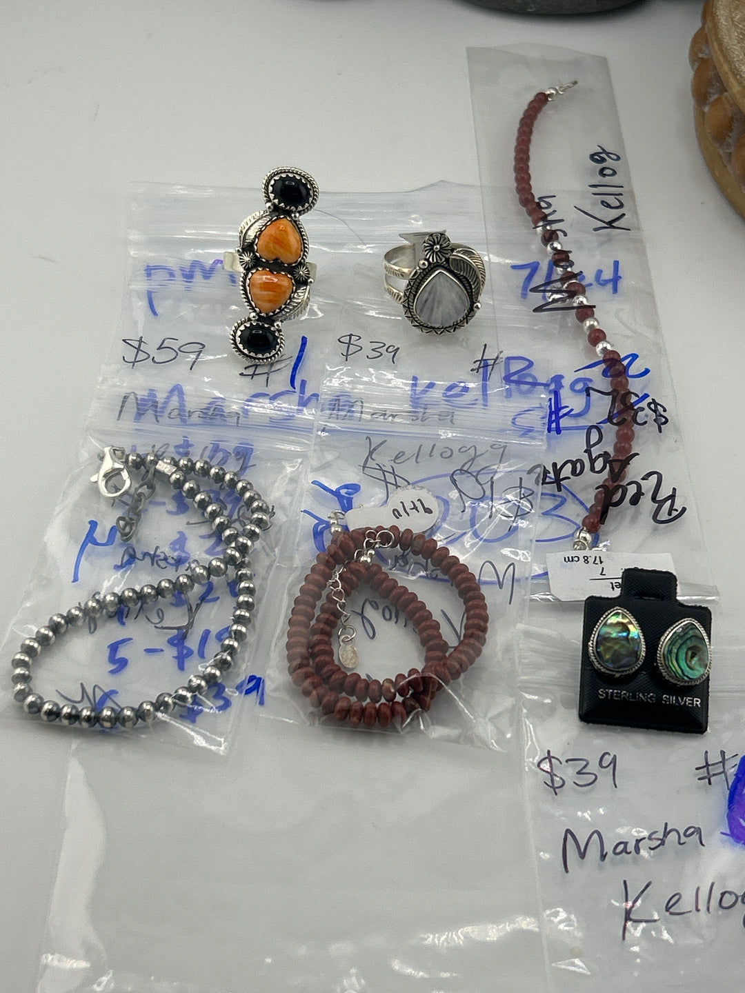 PM SHOW 48HR - RESERVED FOR: Marsha Kellogg  - 7/24/2025 FL tiktok Live Show - 6 Sterling Silver Items