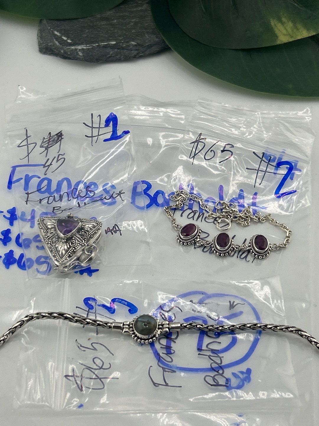 RESERVED FOR: Frances Bodholdt - 6/7/2025 FL tiktok Live Show - 3 Sterling Silver Items