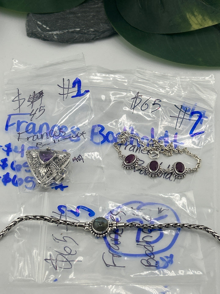 RESERVED FOR: Frances Bodholdt - 6/7/2025 FL tiktok Live Show - 3 Sterling Silver Items