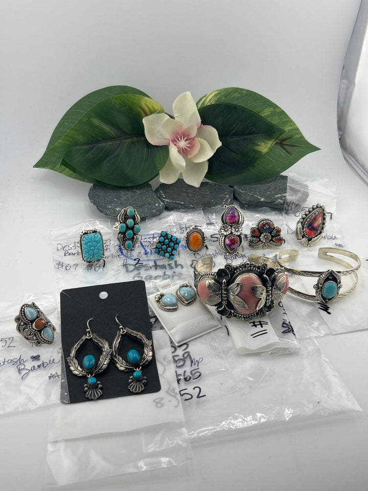 RESERVED FOR: Destash 🎀Barbie  (Bag 1) - 5/27/2025 tiktok A.M Live Show -12  Sterling Silver Items