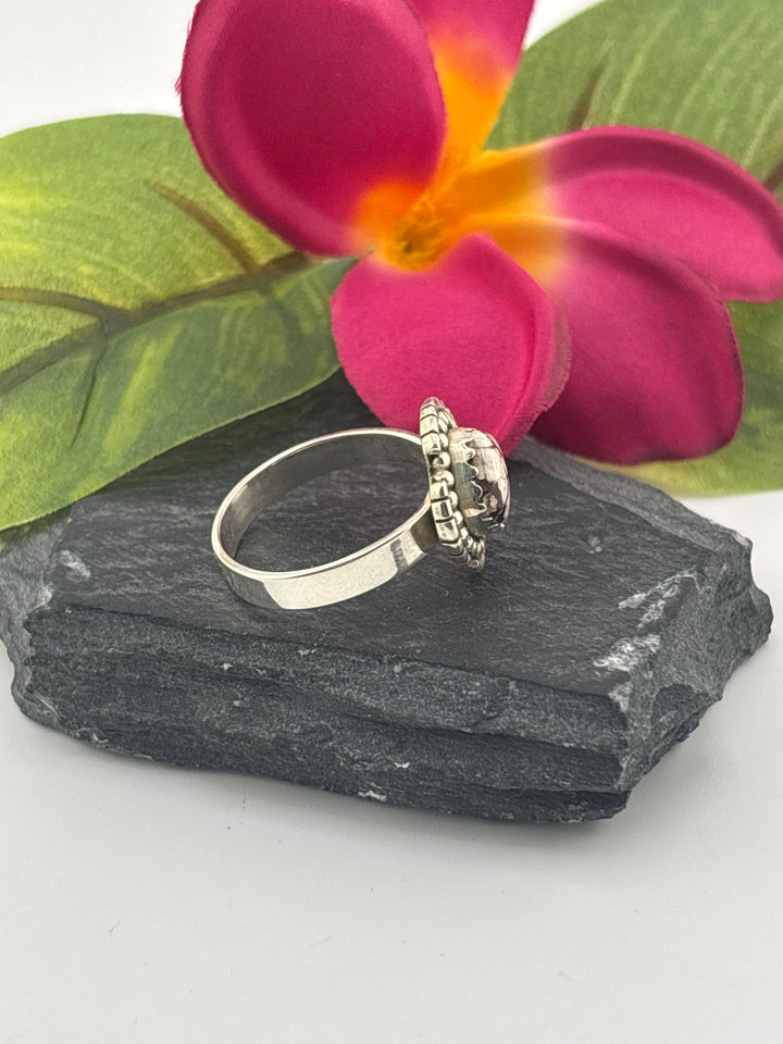 Wild horse jasper and 925 Sterling Silver Ring