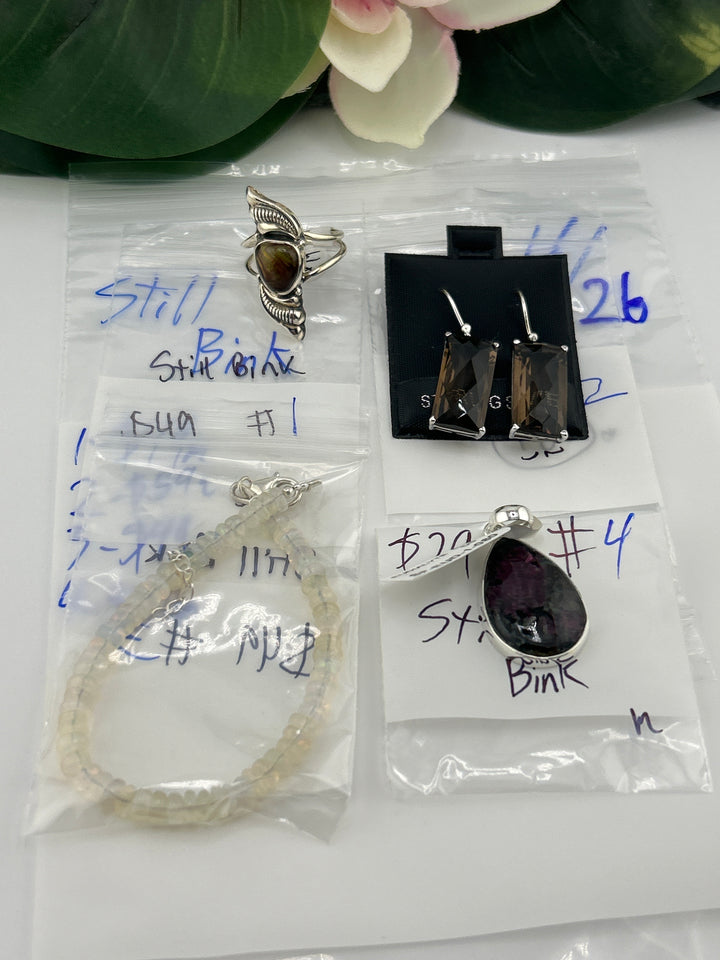 RESERVED FOR: Still Bink - 4/26/2025 tiktok Live Show - 4 Sterling Silver Items